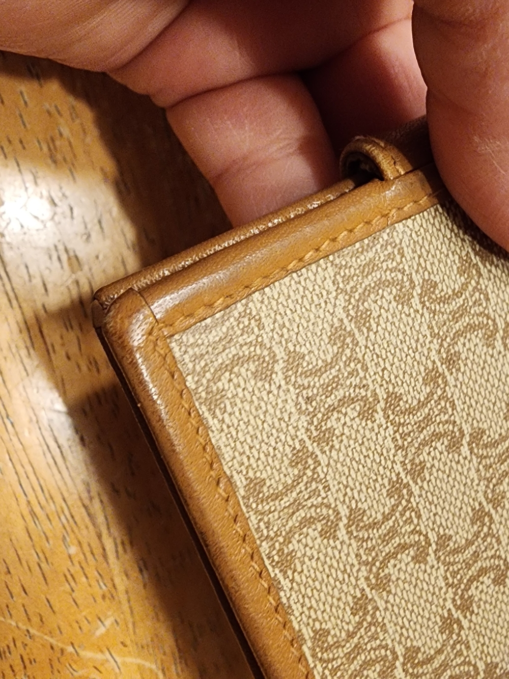vintage Celine Macadam Triomphe canvas and leather wallet - Picture 8 of 16